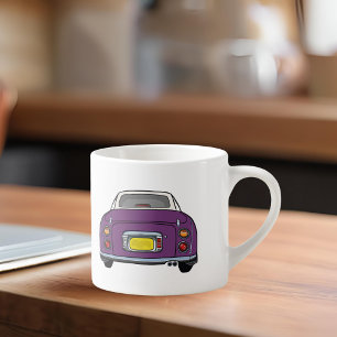 Figarations Name Purple Figaro Car Espresso Cup