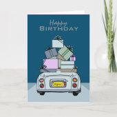 Figarations Pale Aqua Figaro Birthday Card (Front)