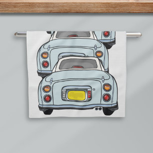 Figarations Pale Aqua Figaro Convoy Kitchen Towel