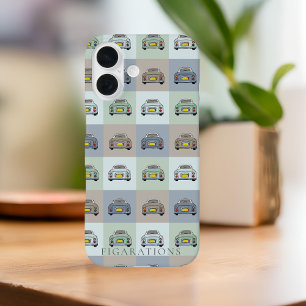 Figarations Season Figaro Car Pattern Name iPhone 16 Case