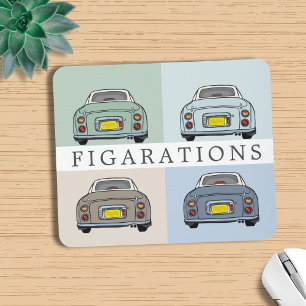 Figarations Seasons of Figaro Car Personalised Mouse Pad