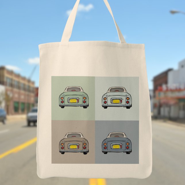 Figarations Seasons Pop Art Figaro Tote Bag (All the colours of the figaro based on the seasons of the year)