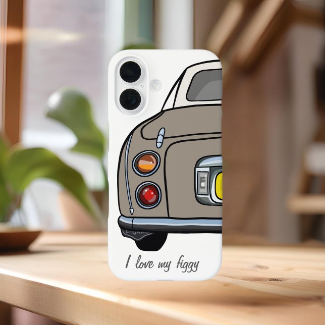 Figarations Topaz Mist Figaro Car Custom Name Case-Mate iPhone Case (Cute topaz mist figaro phone case with space for your name. I love my figgy!)
