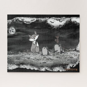 figdewdrop Graveyard Fig & Blinky Jigsaw Puzzle