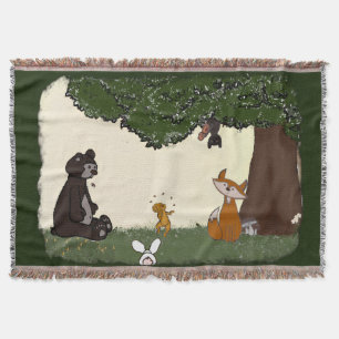 figdewdrops Spring Day Throw Blanket
