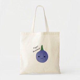 Figgin Awesome Cute Kawaii Fig Tote Bag
