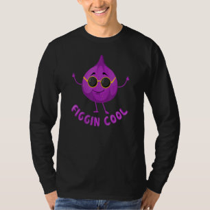 Figgin Cool  Ginger Pun Jokes Figgin' Cool Food Pu T-Shirt