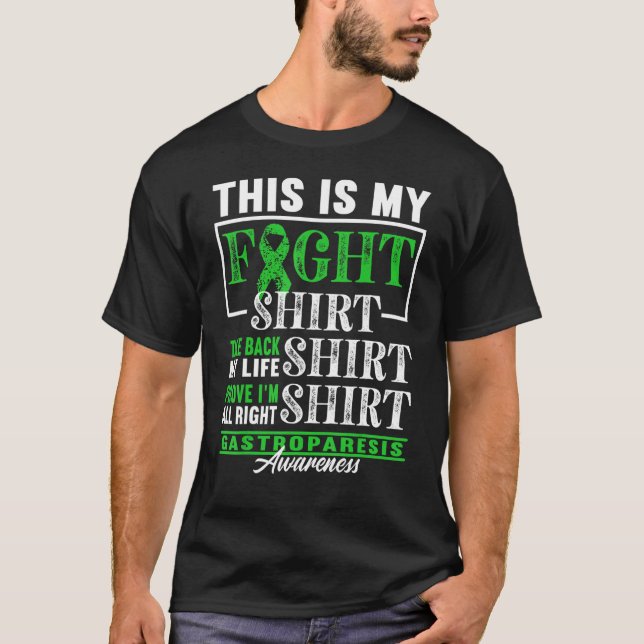 Figh I Digestive Tract Paralysis I Gastroparesis 5 T-Shirt (Front)