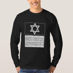 Fight Against Anti-Semitism Vintage For Men Women  T-Shirt