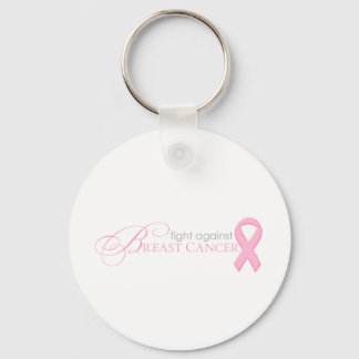 Fight Against Breast Cancer Key Ring