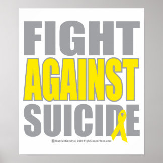 Fight Against Suicide Poster
