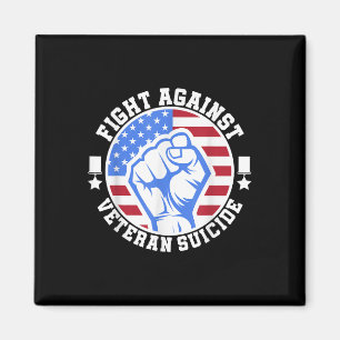 Fight Against Veteran Suicide Awareness Day _1 Magnet