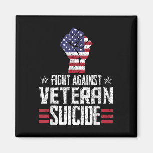 Fight Against Veteran Suicide Awareness Day Magnet