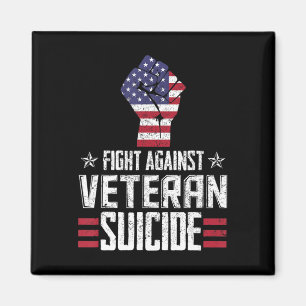 Fight Against Veteran Suicide Awareness Day Magnet