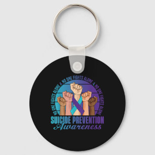 Fight Alone Suicide Prevention Awareness Raising H Key Ring