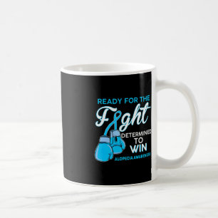 Fight Alopecia Awareness Blue Butterfly Coffee Mug