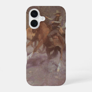 Fight at the Roundup Saloon by Bill Gollings iPhone 16 Case