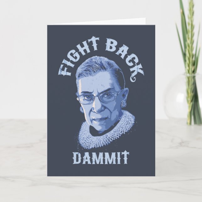 Fight Back, Dammit Thank You Card (Front)