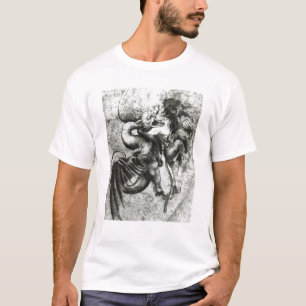 Fight between a Dragon and a Lion T-Shirt