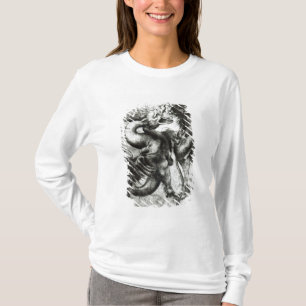Fight between a Dragon and a Lion T-Shirt