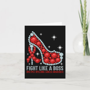 Fight Blood Cancer Like A Boss Multiple Myeloma Aw Card