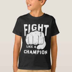 Fight Boxing Kickboxing Match Fighter Martial Arts T-Shirt