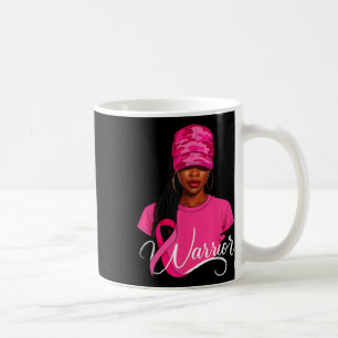 Fight Breast Cancer Awareness Warrior Flag Usa Cam Coffee Mug