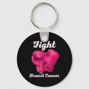 Fight Breast Cancer Boxing Gloves Breast Cancer Aw Key Ring