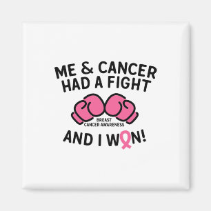 Fight Breast Cancer I Won Breast Cancer Survivor S Magnet