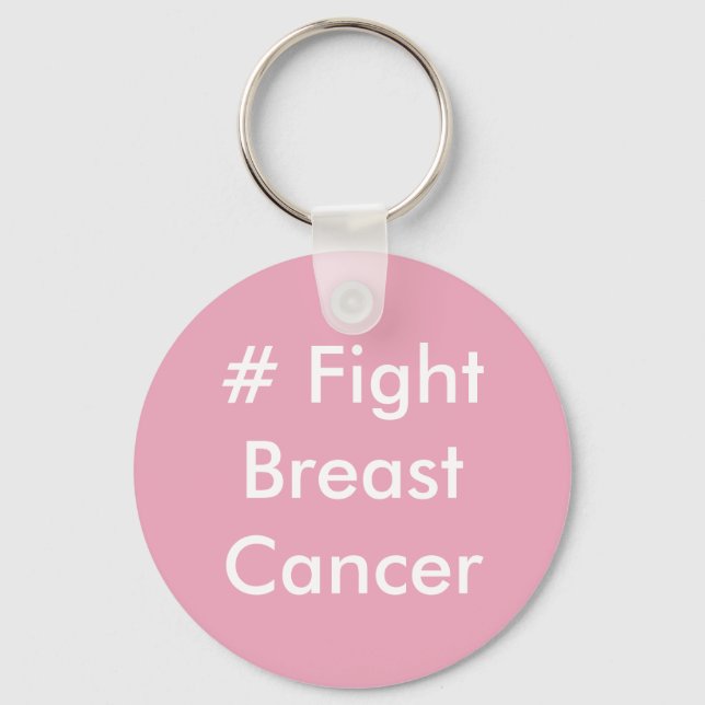 # Fight Breast Cancer Keychain (Front)
