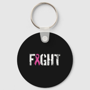 Fight Breast Cancer - Pink Military Style Awarenes Key Ring