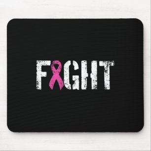 Fight Breast Cancer - Pink Military Style Awarenes Mouse Pad