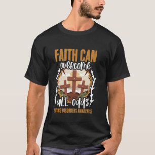 Fight Can Overcome All Odds Eating Disorder Awaren T-Shirt