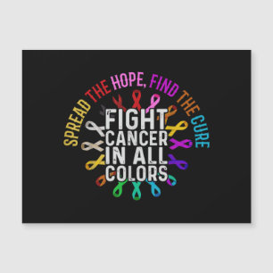 Fight Cancer in All and Every Colour - Ribbons Flo