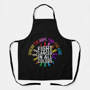 Fight Cancer in All and Every Colour - Ribbons Flo Apron