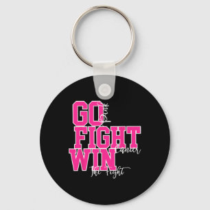 Fight Cancer Pink Breast Cancer Awareness Warrior  Key Ring