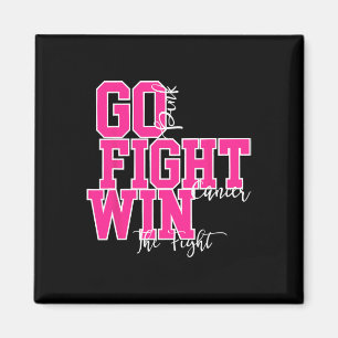 Fight Cancer Pink Breast Cancer Awareness Warrior  Magnet