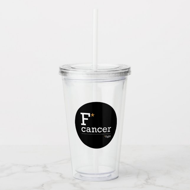 fight cancer tumbler (Front)