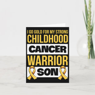 Fight Childhood Cancer Design For A Dad Of A Warri Card