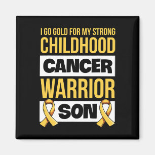 Fight Childhood Cancer Design For A Dad Of A Warri Magnet