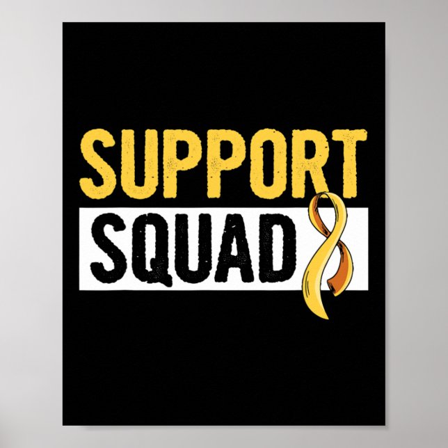 Fight Childhood Cancer Quote for a Childhood Cance Poster (Front)