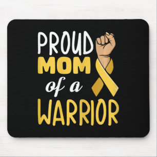 Fight Childhood Cancer Quote for your Cancer Mom Mouse Pad