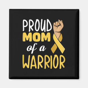 Fight Childhood Cancer Quote for your Cancer Mum Magnet