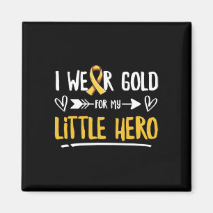 Fight Childhood Cancer Spruch for a Dad of a Warri Magnet