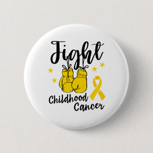 Fight Childhood Cancer Warrior In September We Wea 6 Cm Round Badge