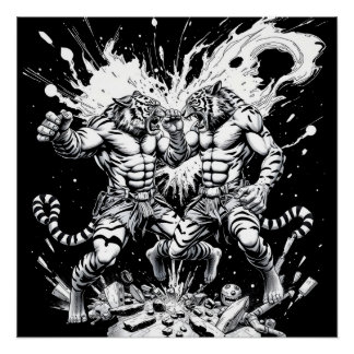 Fight Club - Tigers Poster