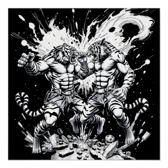 Fight Club - Tigers Poster (Front)