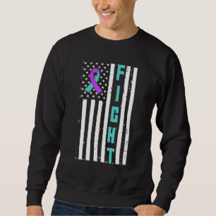 Fight Diabetes Type Awareness Month American Us Fl Sweatshirt