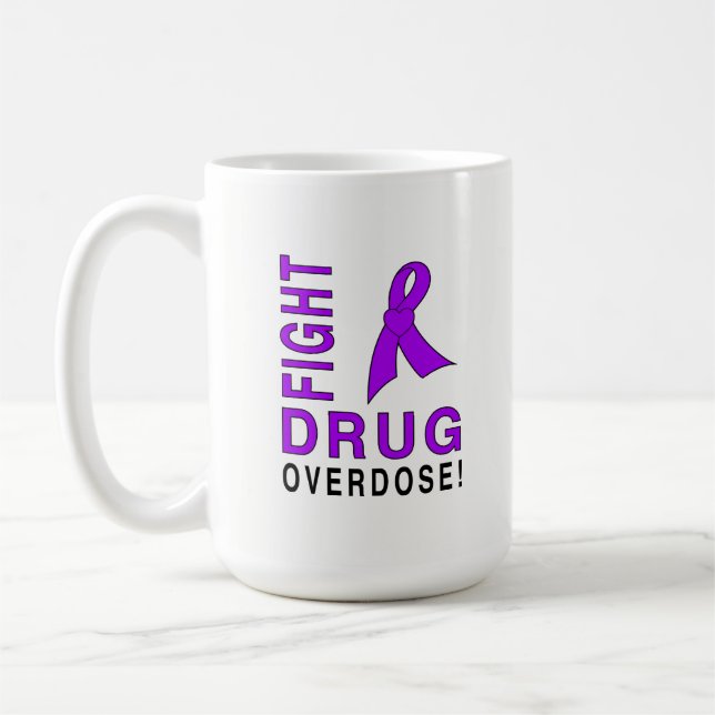 Fight Drug Overdose Coffee Mug (Left)