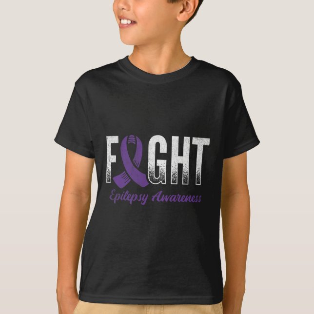 Fight Epilepsy Awareness 1 T-Shirt (Front)